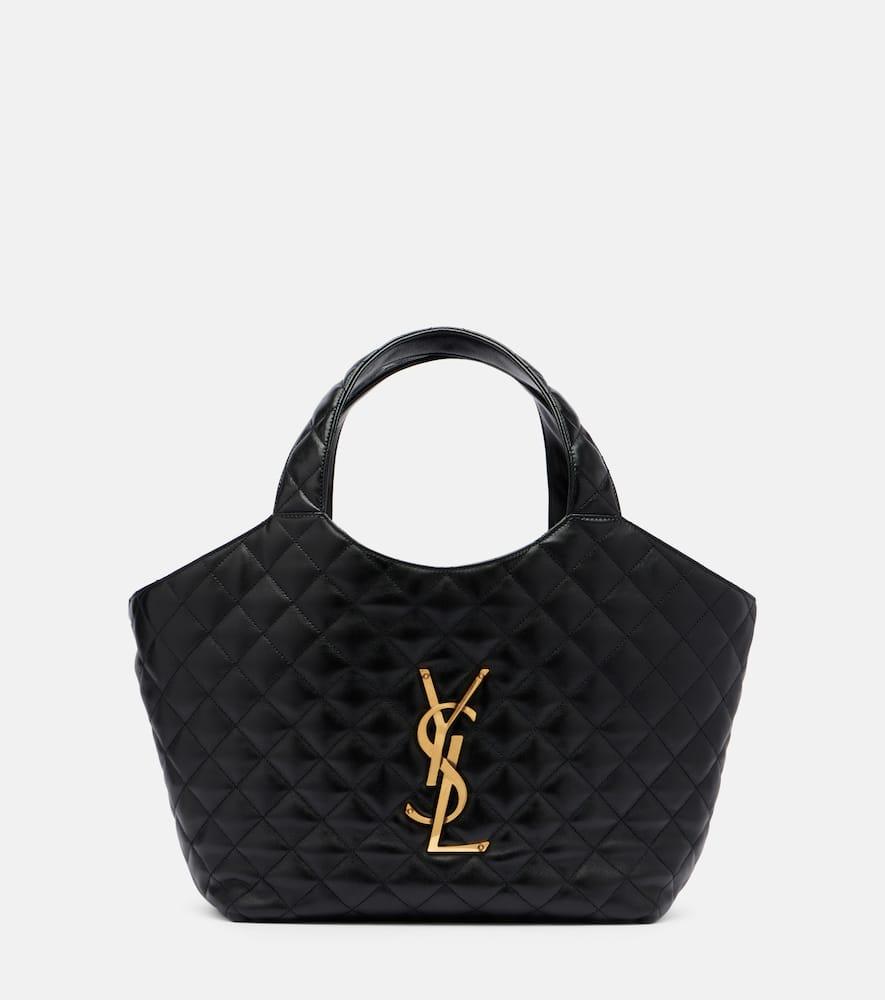 saint laurent icare medium quilted leather shoulder bag