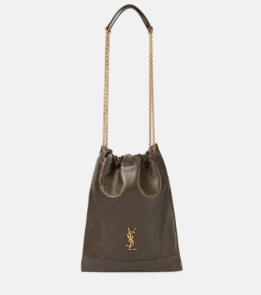 saint laurent jamie pochon leather bucket bag