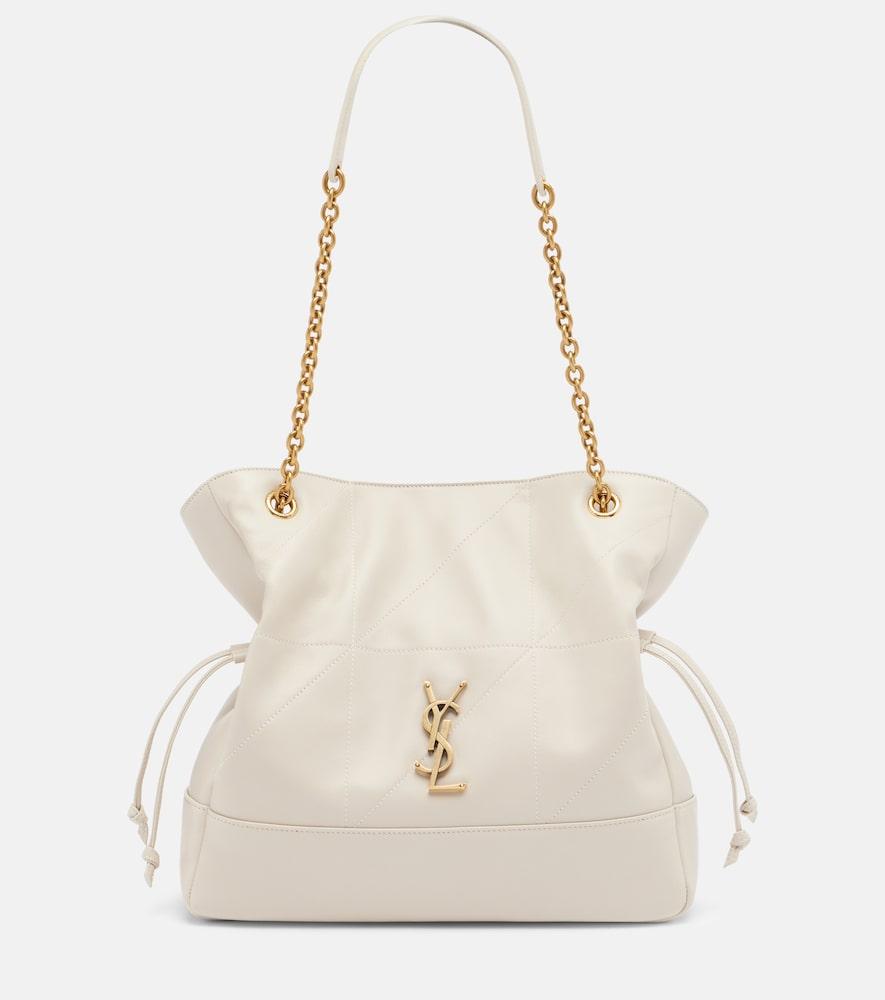 saint laurent jamie shopping small leather tote bag