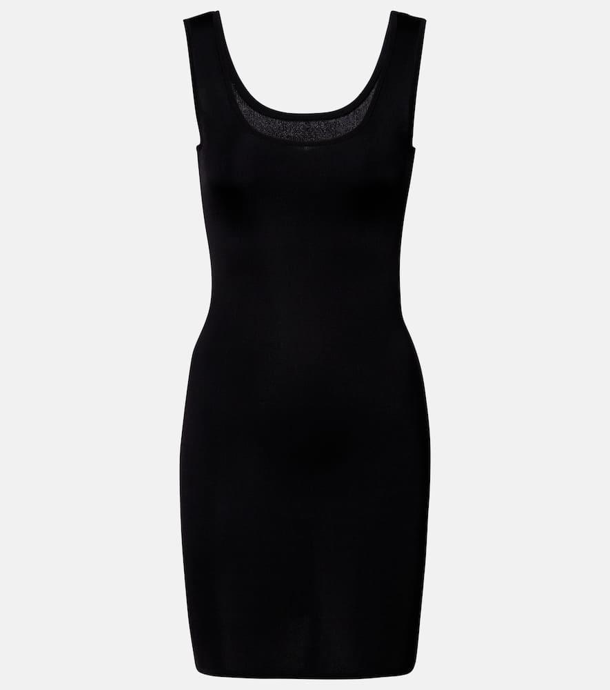 saint laurent jersey minidress