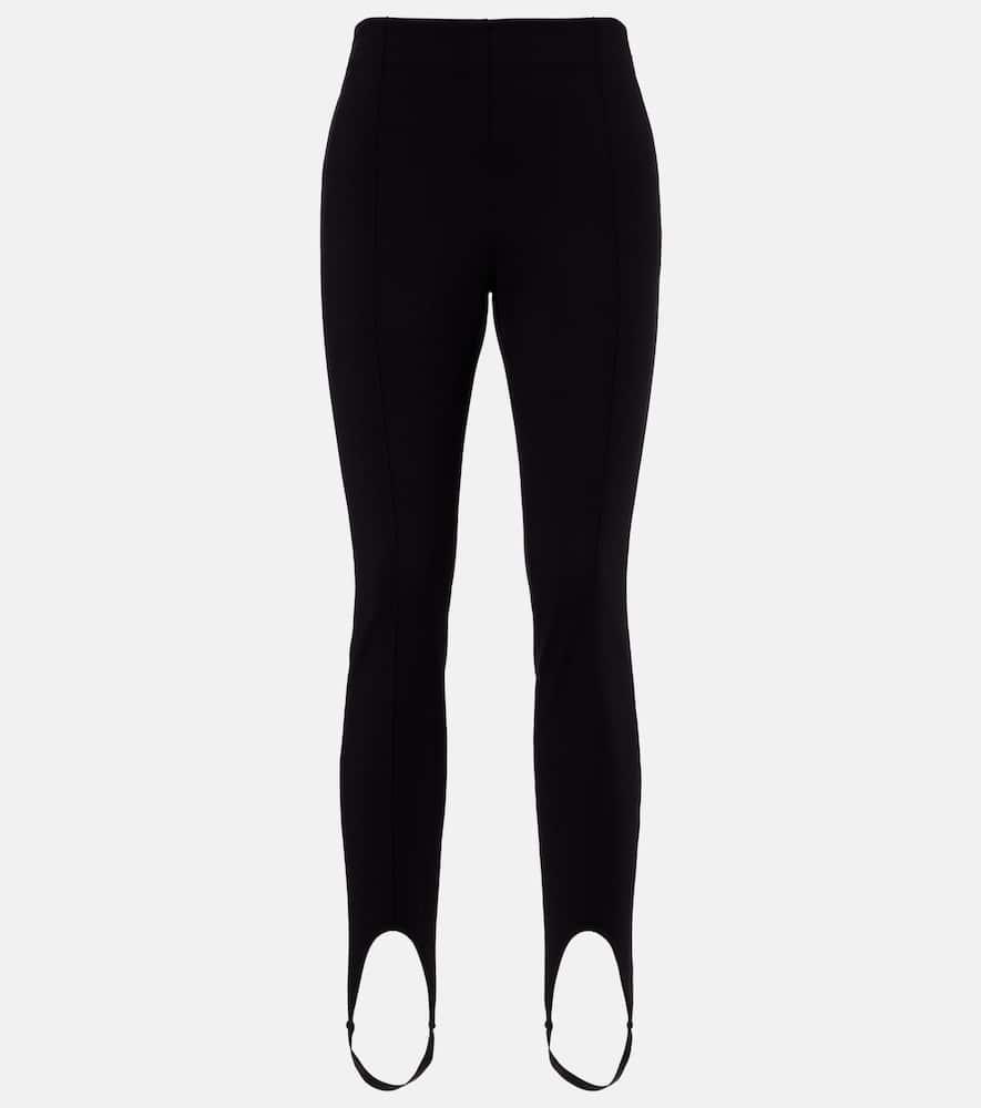 saint laurent jersey stirrup leggings
