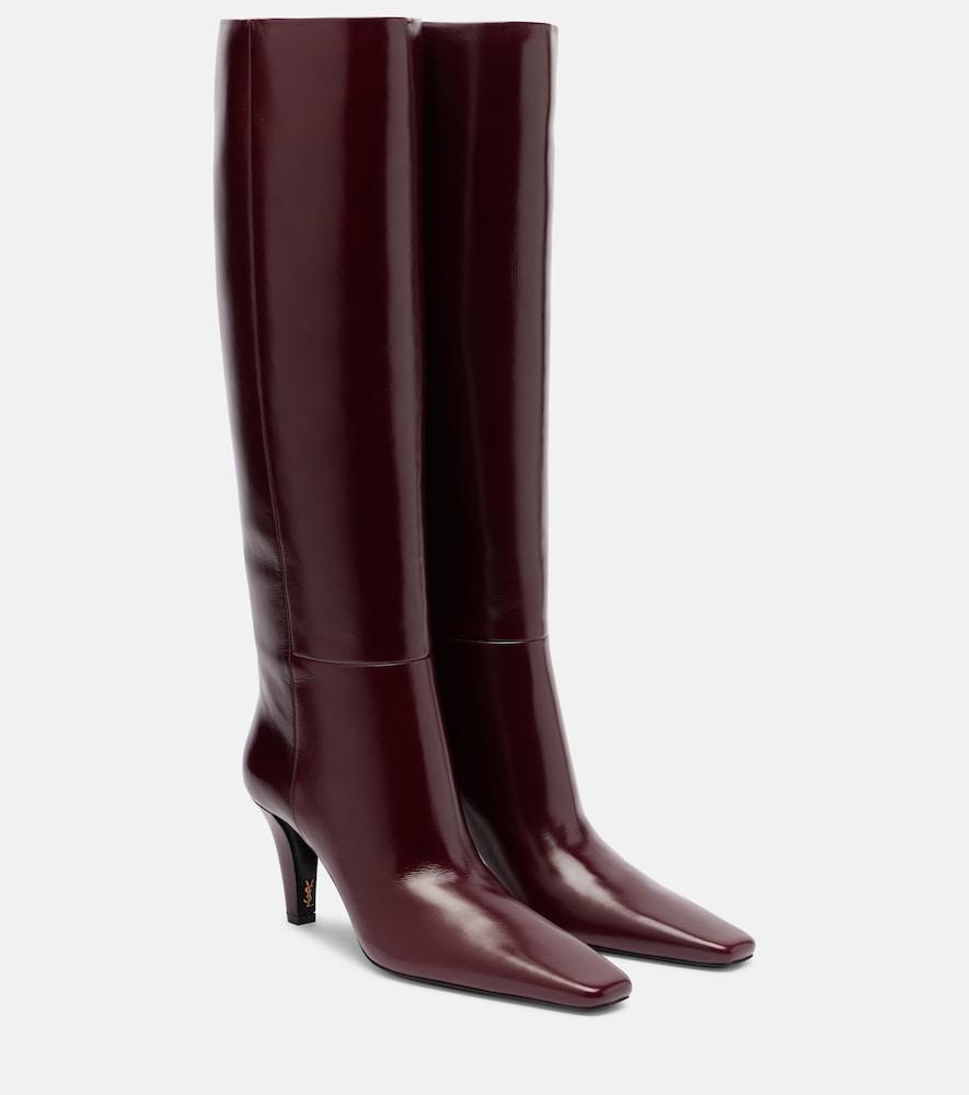 saint laurent jill 75 leather knee