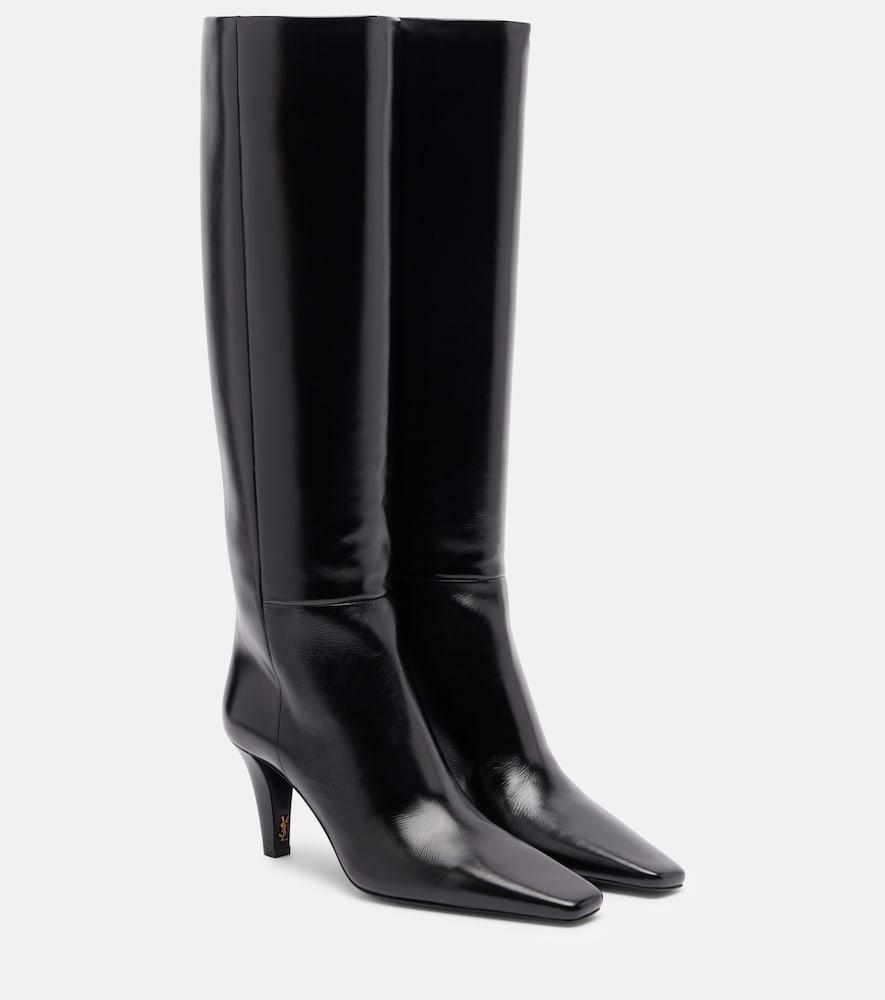 saint laurent jill 75 leather knee