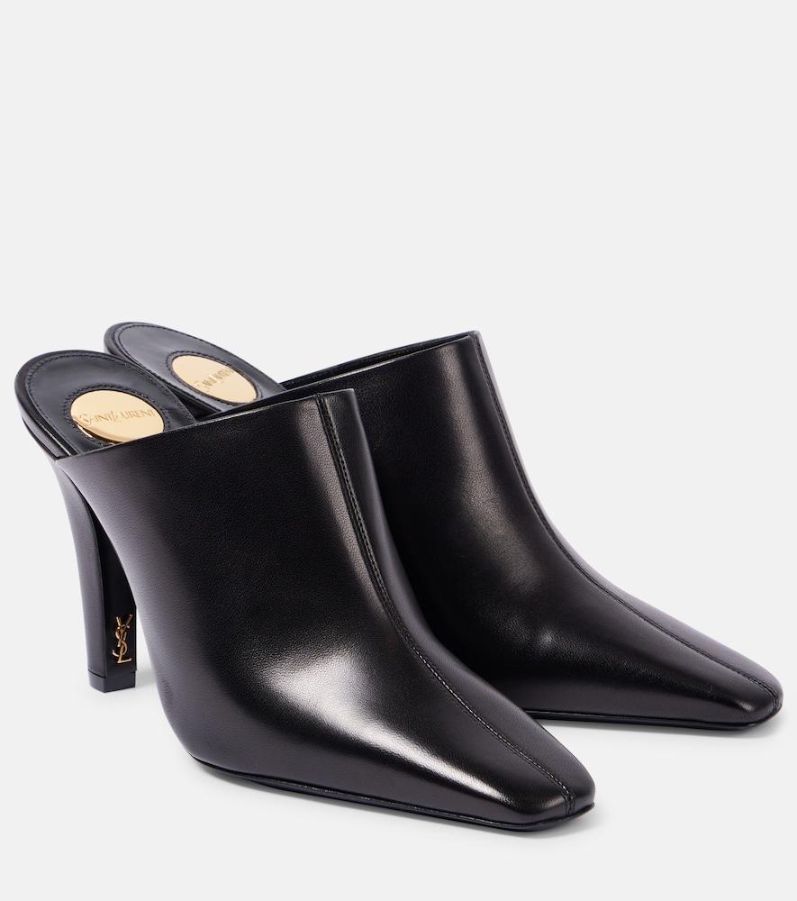saint laurent jill 95 leather mules