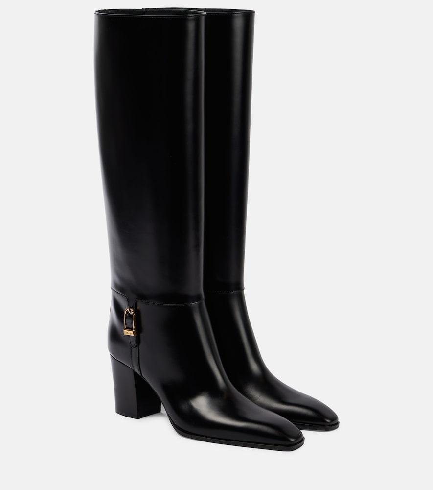 saint laurent julia leather knee