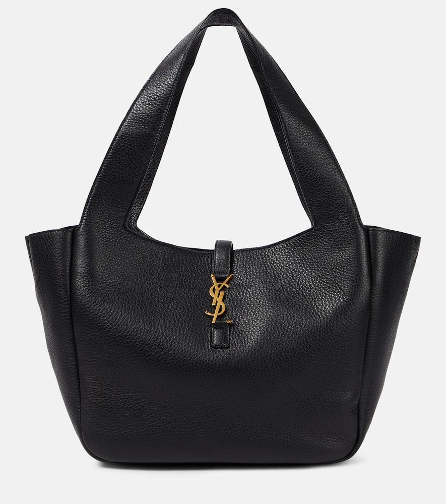 saint laurent le 5 à 7 bea leather tote bag