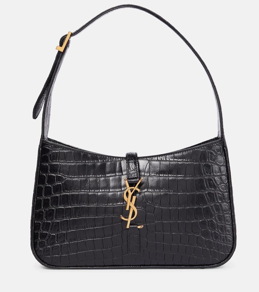 saint laurent le 5 à 7 leather shoulder bag