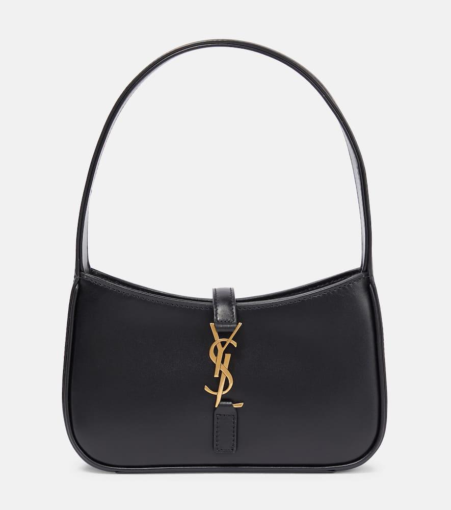 saint laurent le 5 à 7 mini leather shoulder bag
