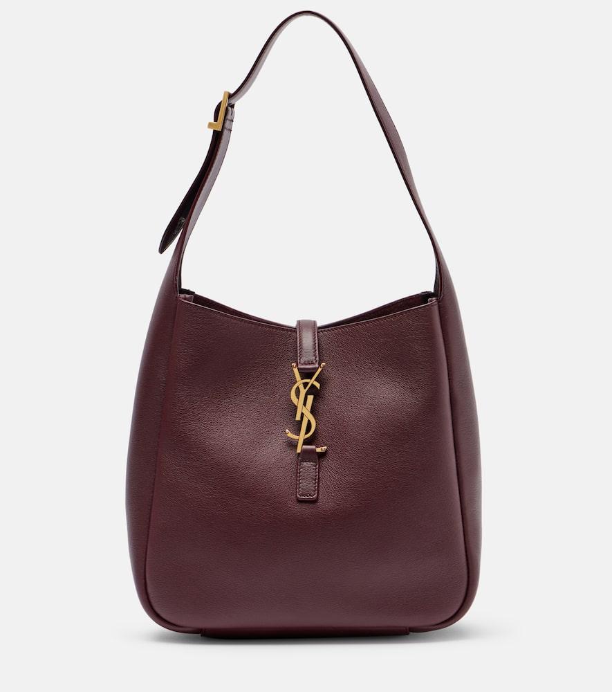 saint laurent le 5 à 7 small leather tote bag