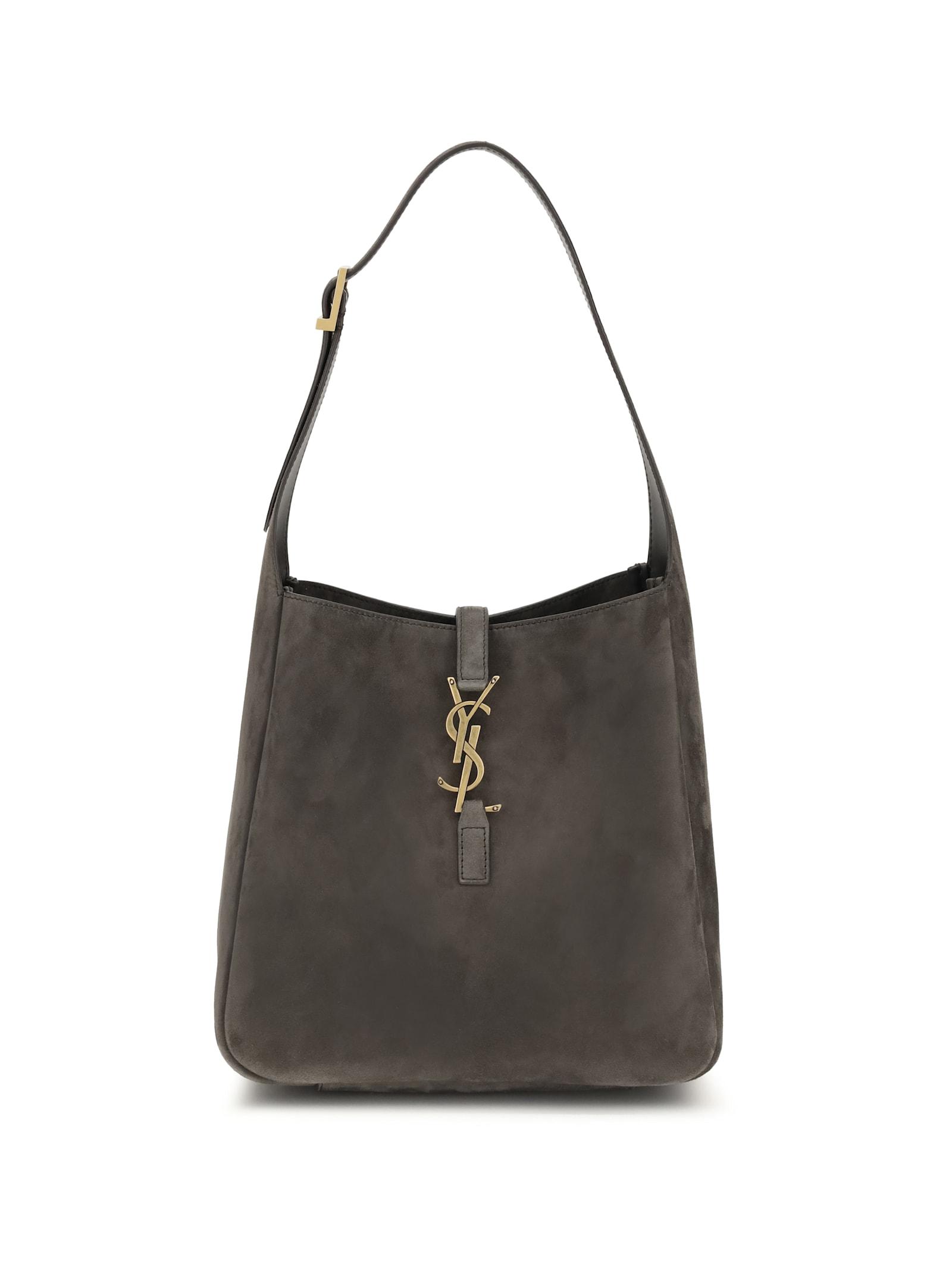 saint laurent le 5 à 7 small suede shoulder bag