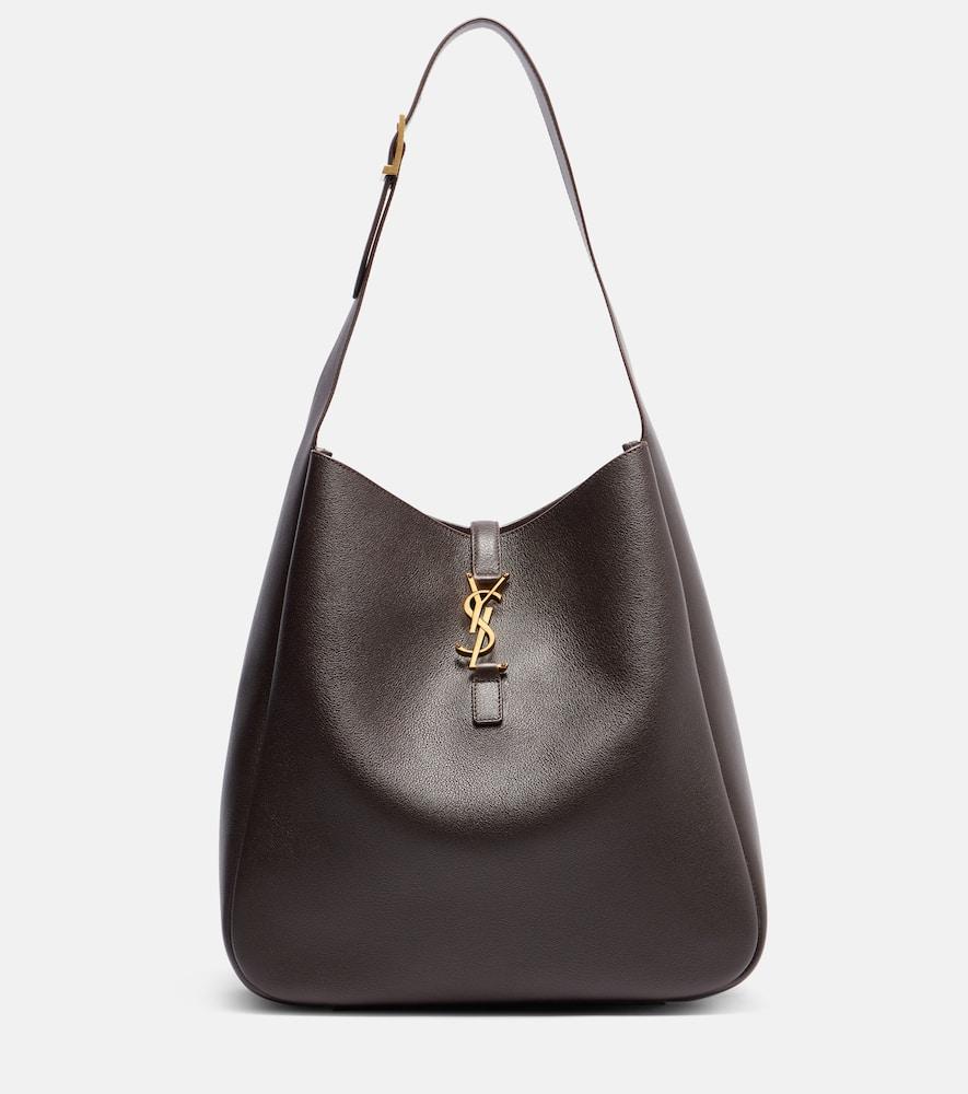 saint laurent le 5 à 7 supple large leather shoulder bag