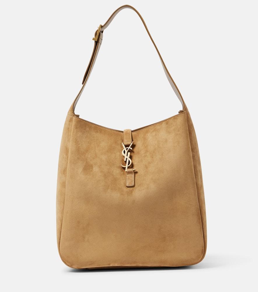 saint laurent le 5 à 7 supple large suede shoulder bag