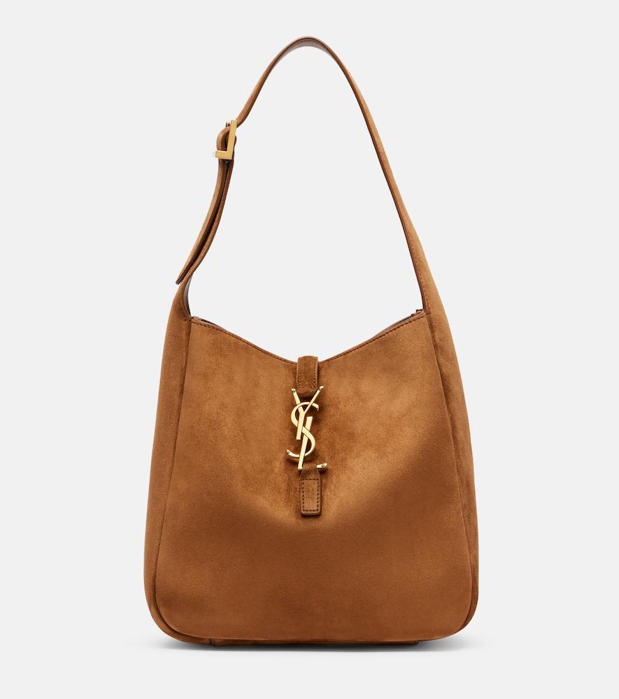 saint laurent le 5 à 7 supple small suede shoulder bag