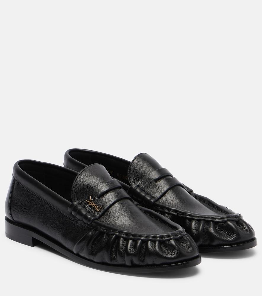 saint laurent le loafer leather penny loafers