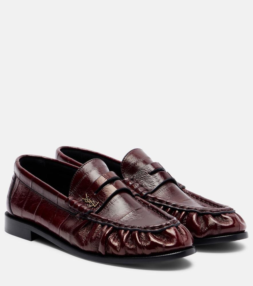 saint laurent le loafer leather penny loafers