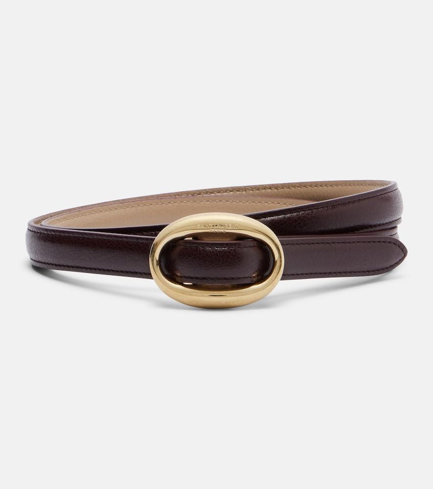 saint laurent leather belt