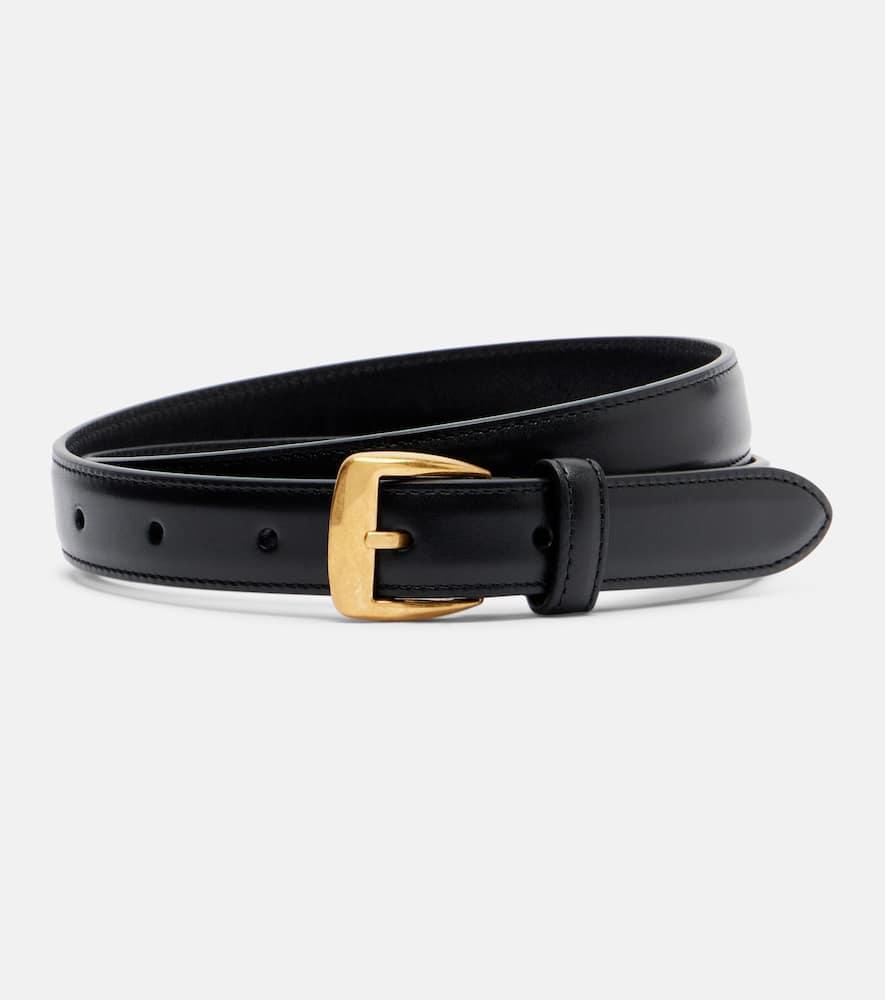 saint laurent leather belt