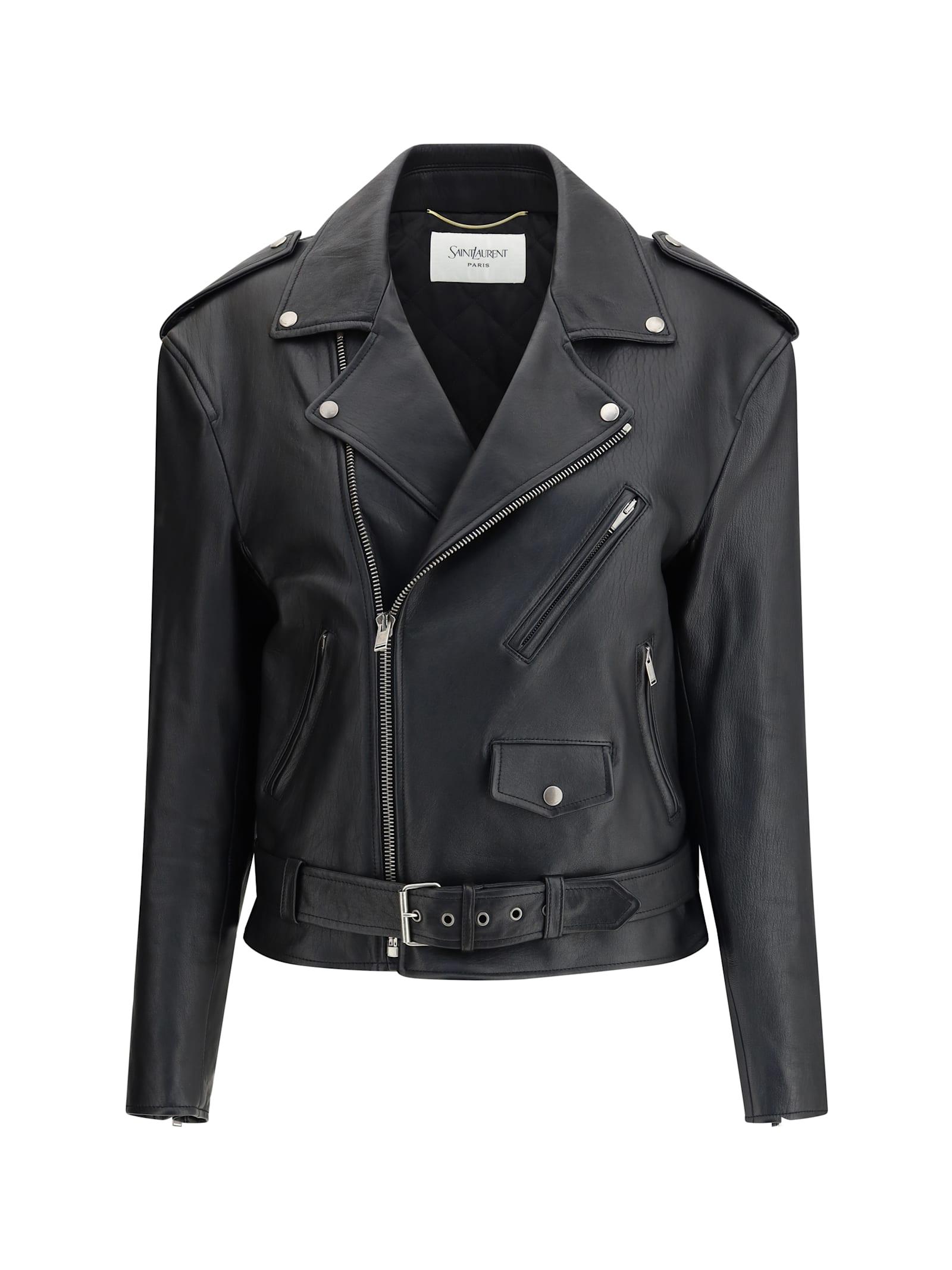 saint laurent leather jacket