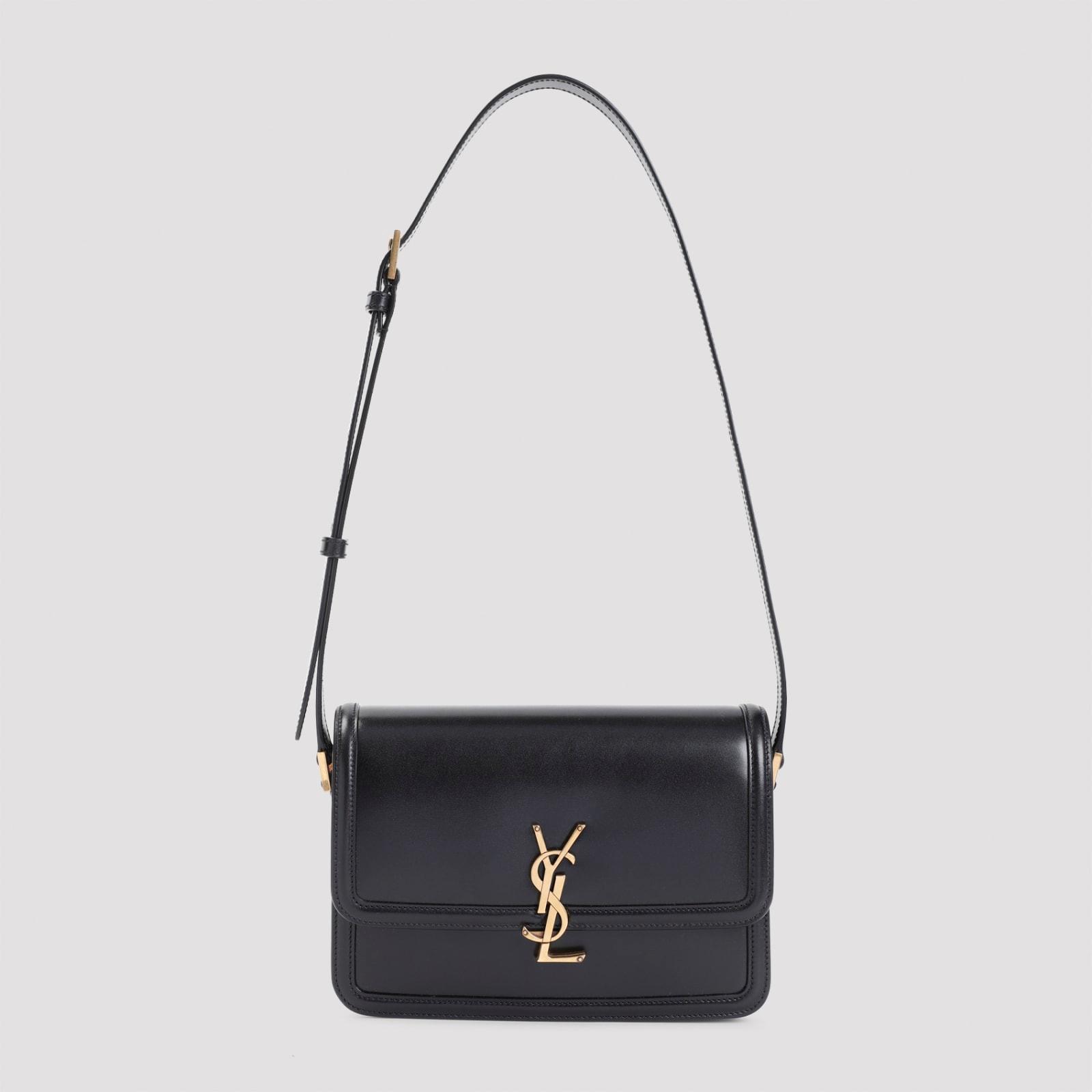 saint laurent leather solferino bag