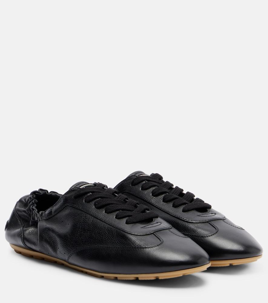 saint laurent lewis leather sneakers