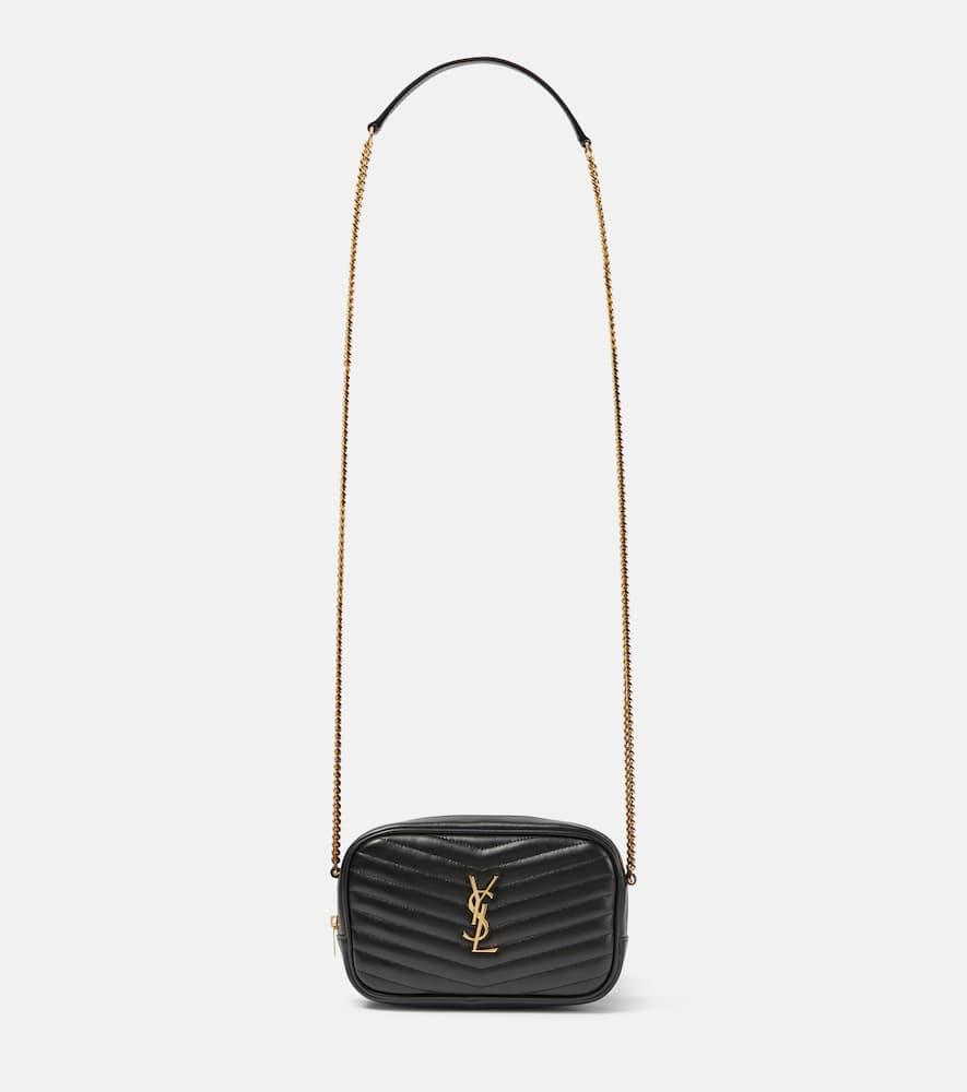 saint laurent lou mini leather crossbody bag