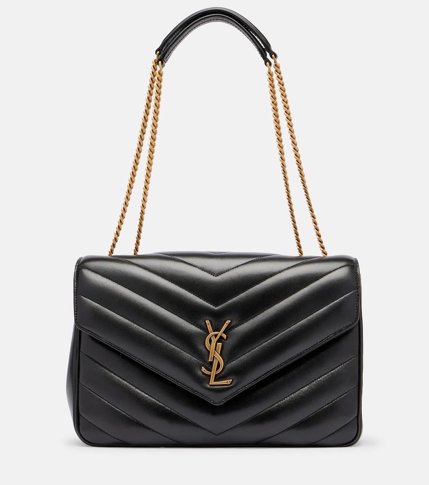 saint laurent loulou large leather shoulder bag