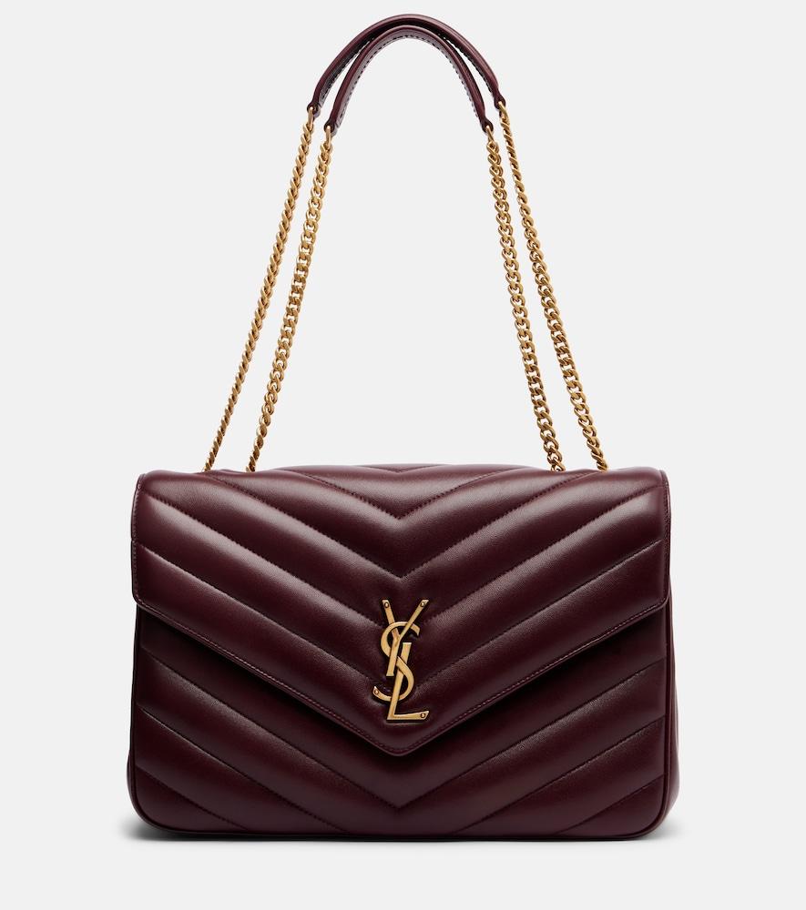 saint laurent loulou large leather shoulder bag