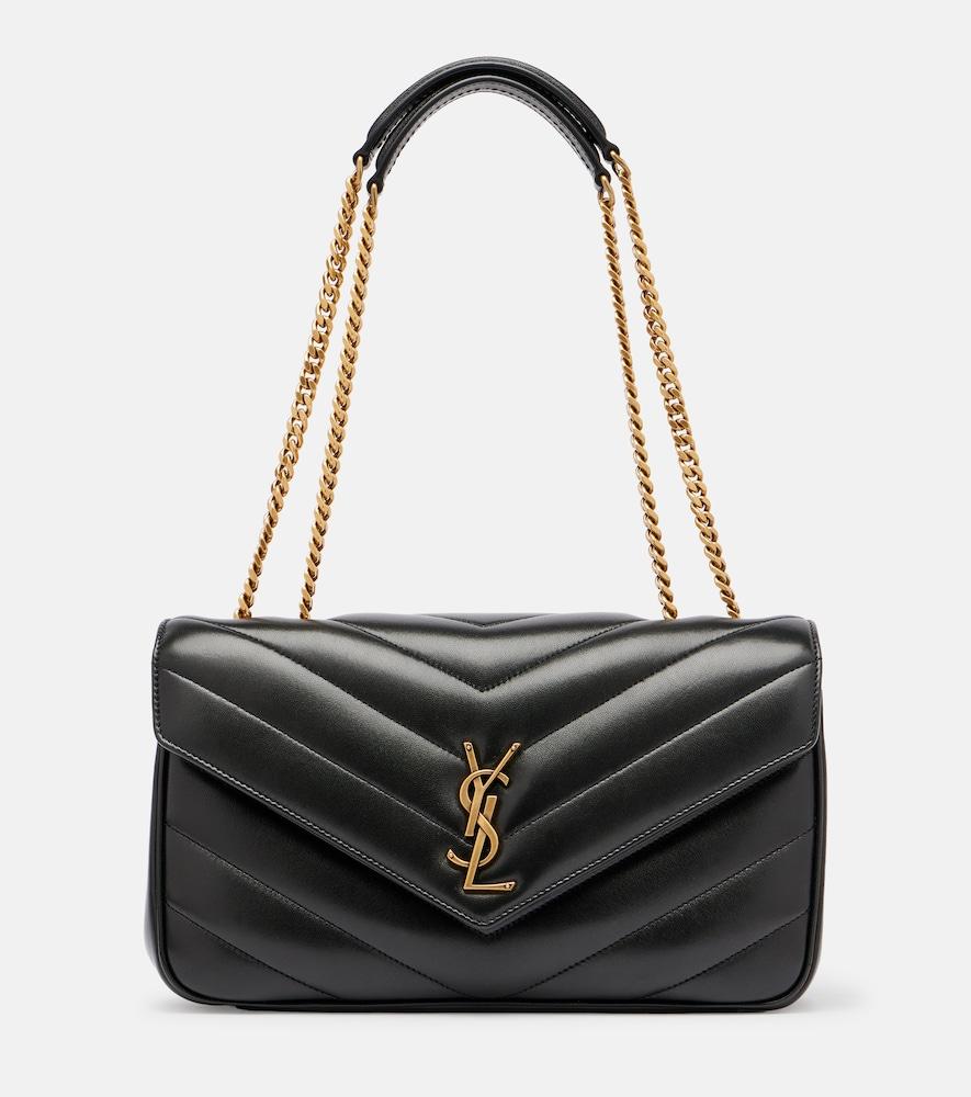 saint laurent loulou medium leather shoulder bag