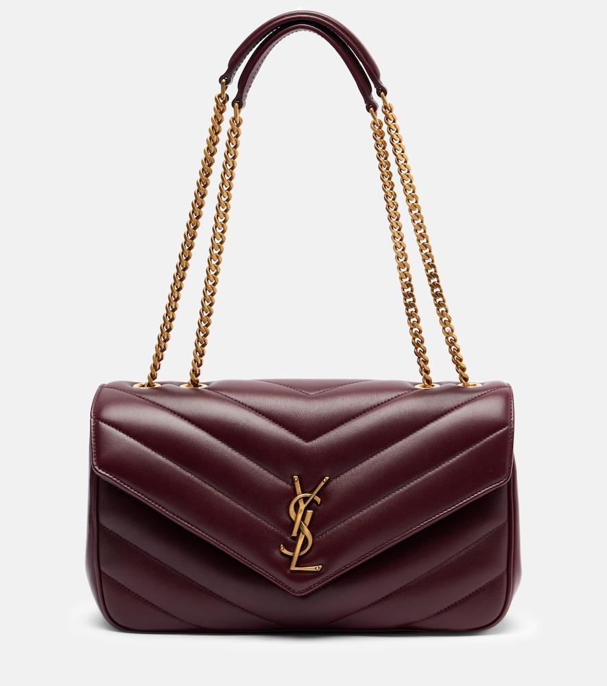 saint laurent loulou medium leather shoulder bag