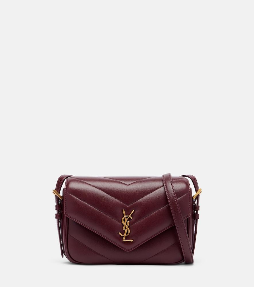 saint laurent loulou toy matelassé leather crossbody bag