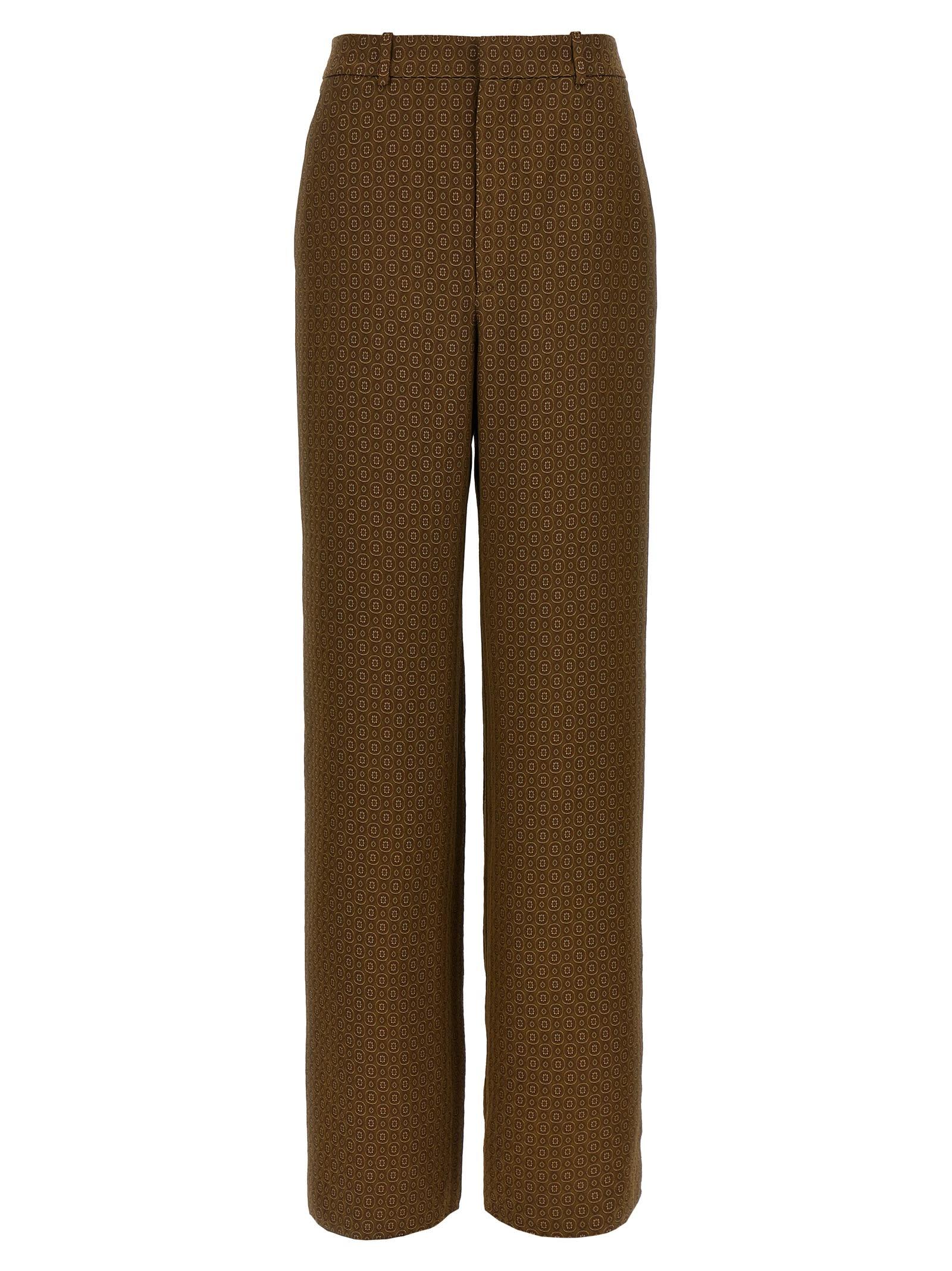saint laurent medaglioni twill pants