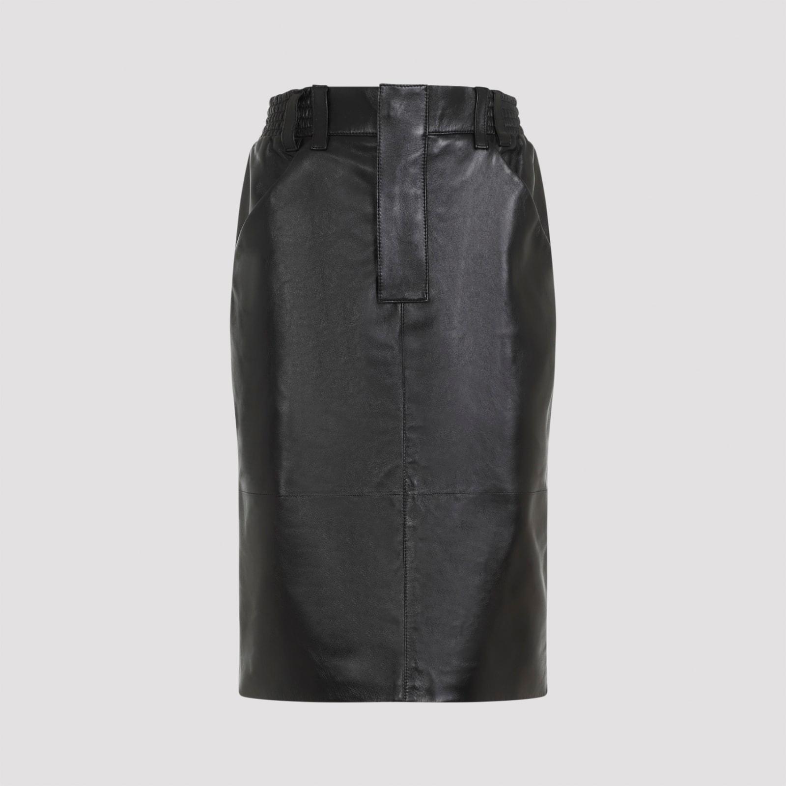saint laurent midi skirt