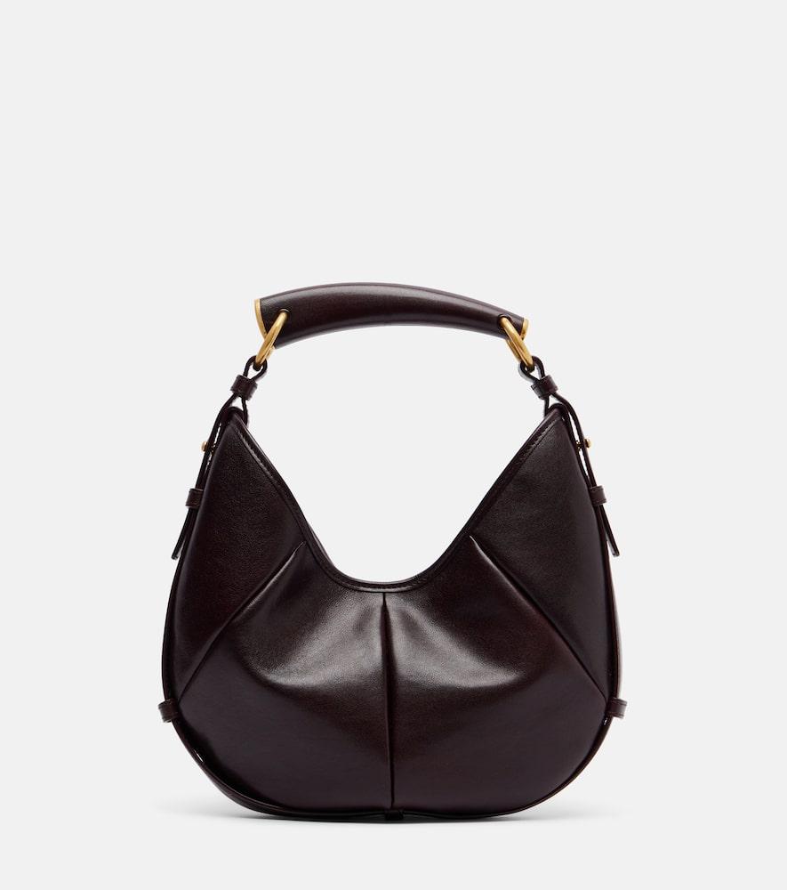 saint laurent mombasa small leather shoulder bag