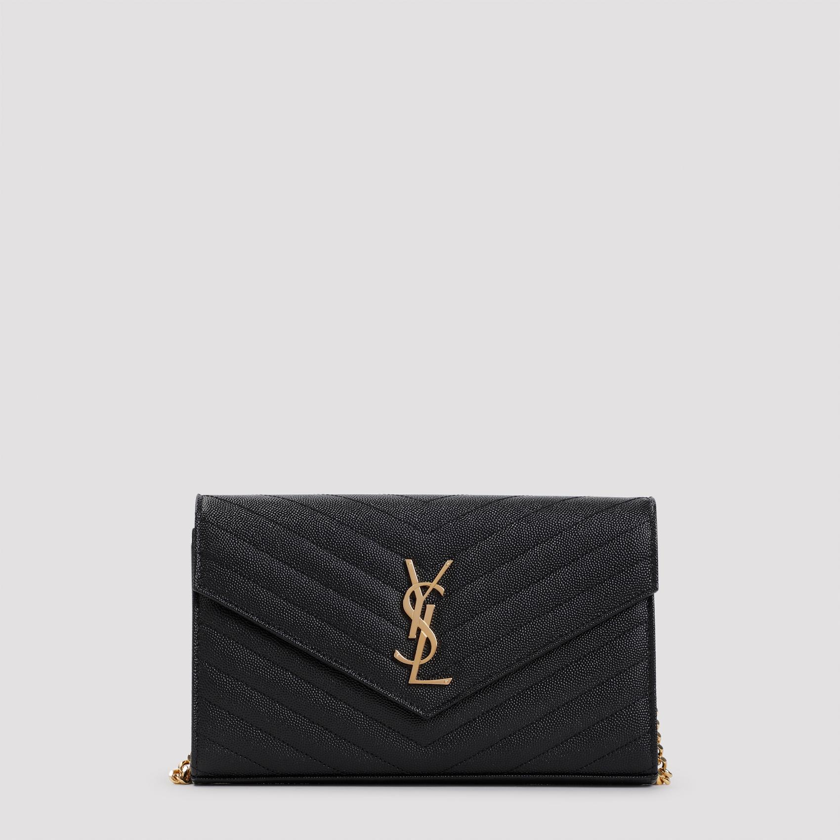 saint laurent mono mini bag black smallleathergoods - women