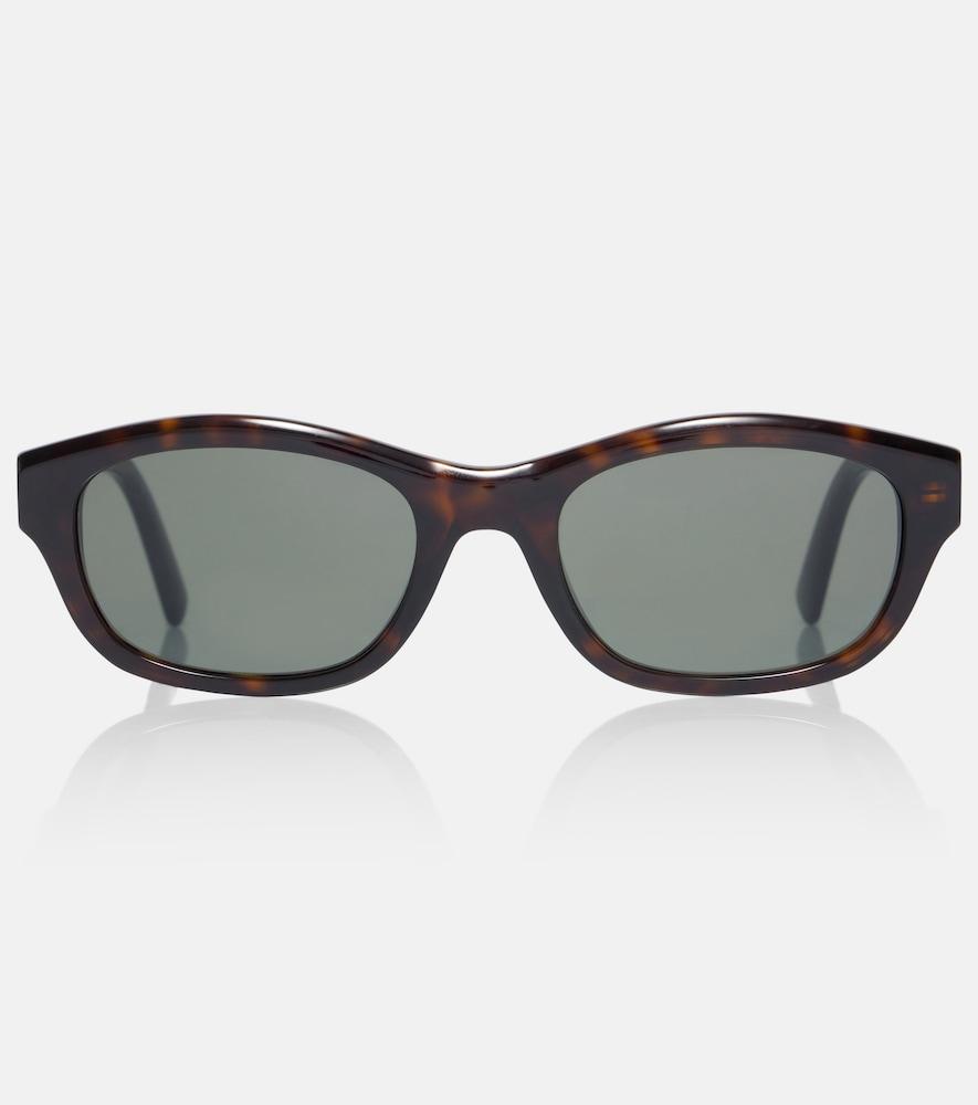 saint laurent monogram rectangular sunglasses