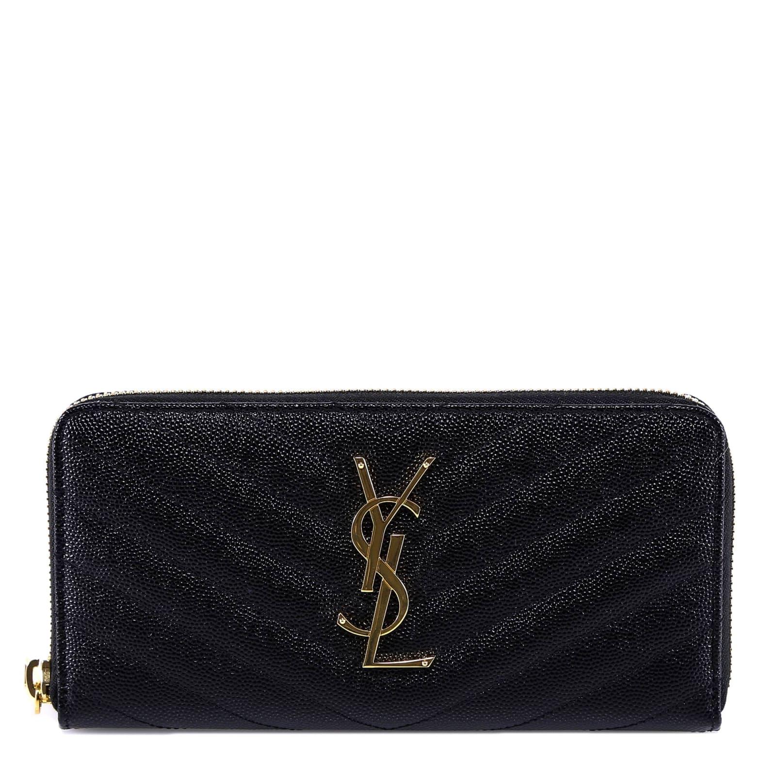 saint laurent monogram wallet