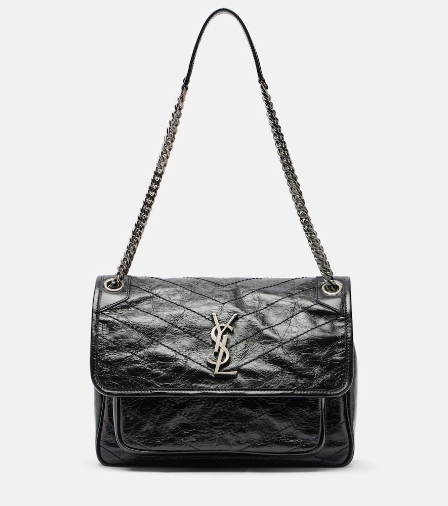 saint laurent niki medium leather shoulder bag