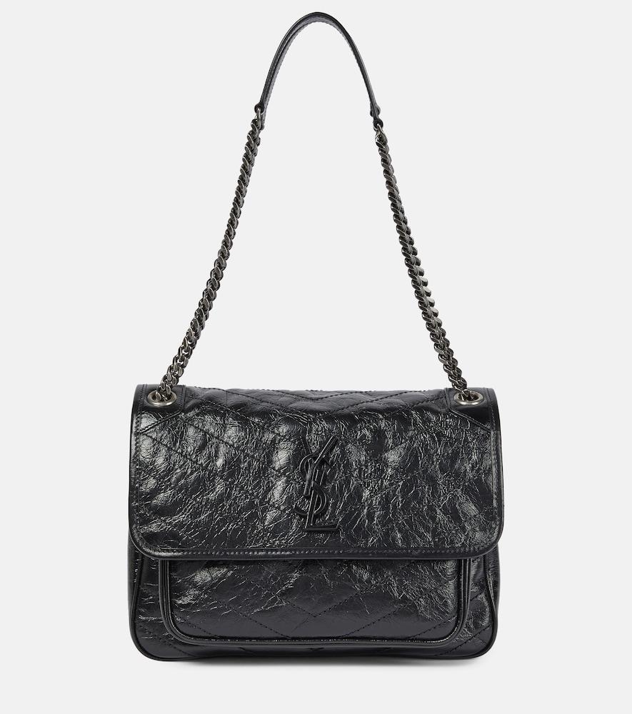 saint laurent niki medium leather shoulder bag