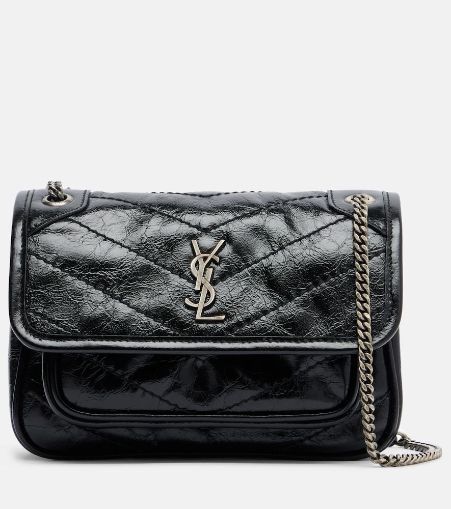 saint laurent niki mini leather shoulder bag