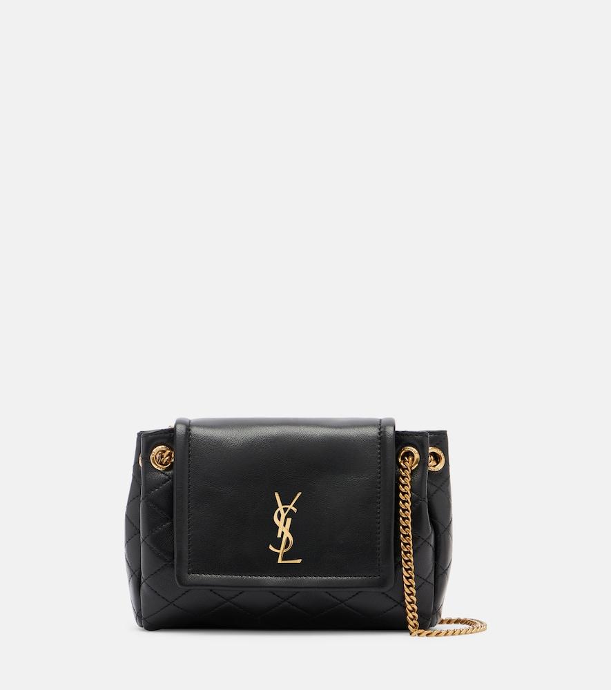 saint laurent nolita mini leather shoulder bag
