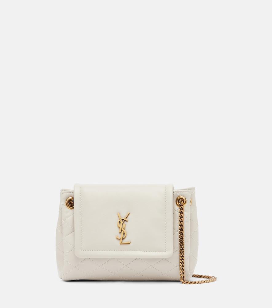 saint laurent nolita mini leather shoulder bag
