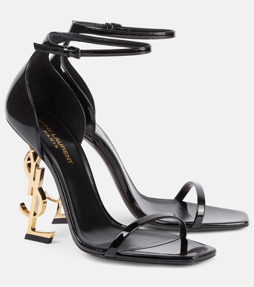 saint laurent opyum patent leather sandals