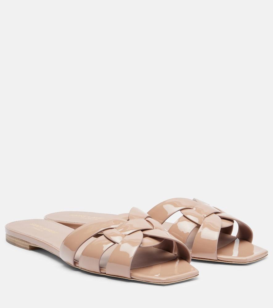 saint laurent patent leather sandals