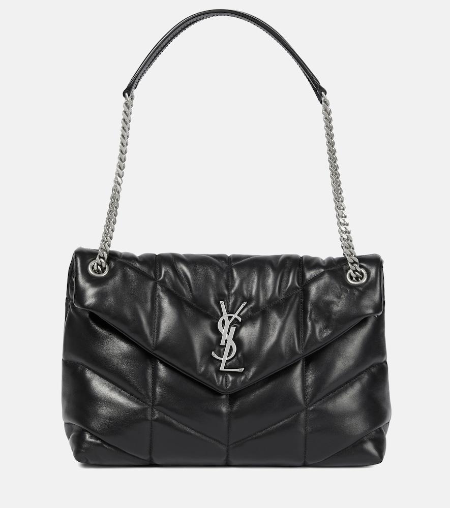 saint laurent puffer medium leather shoulder bag