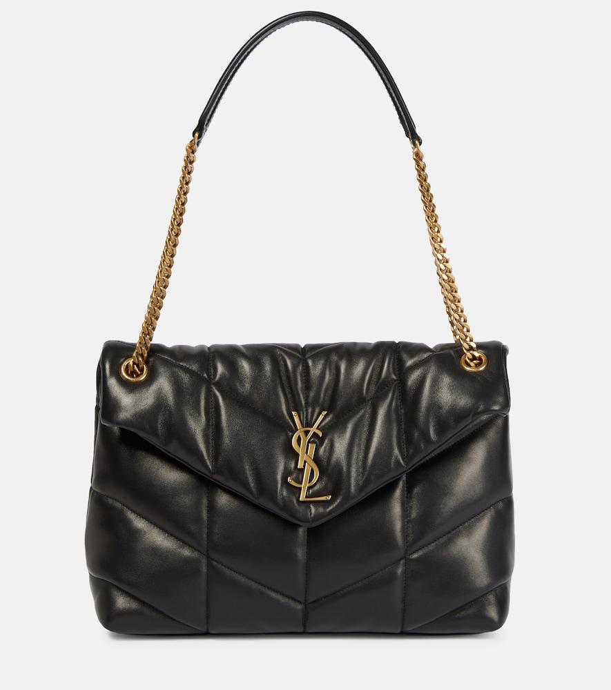 saint laurent puffer medium leather shoulder bag