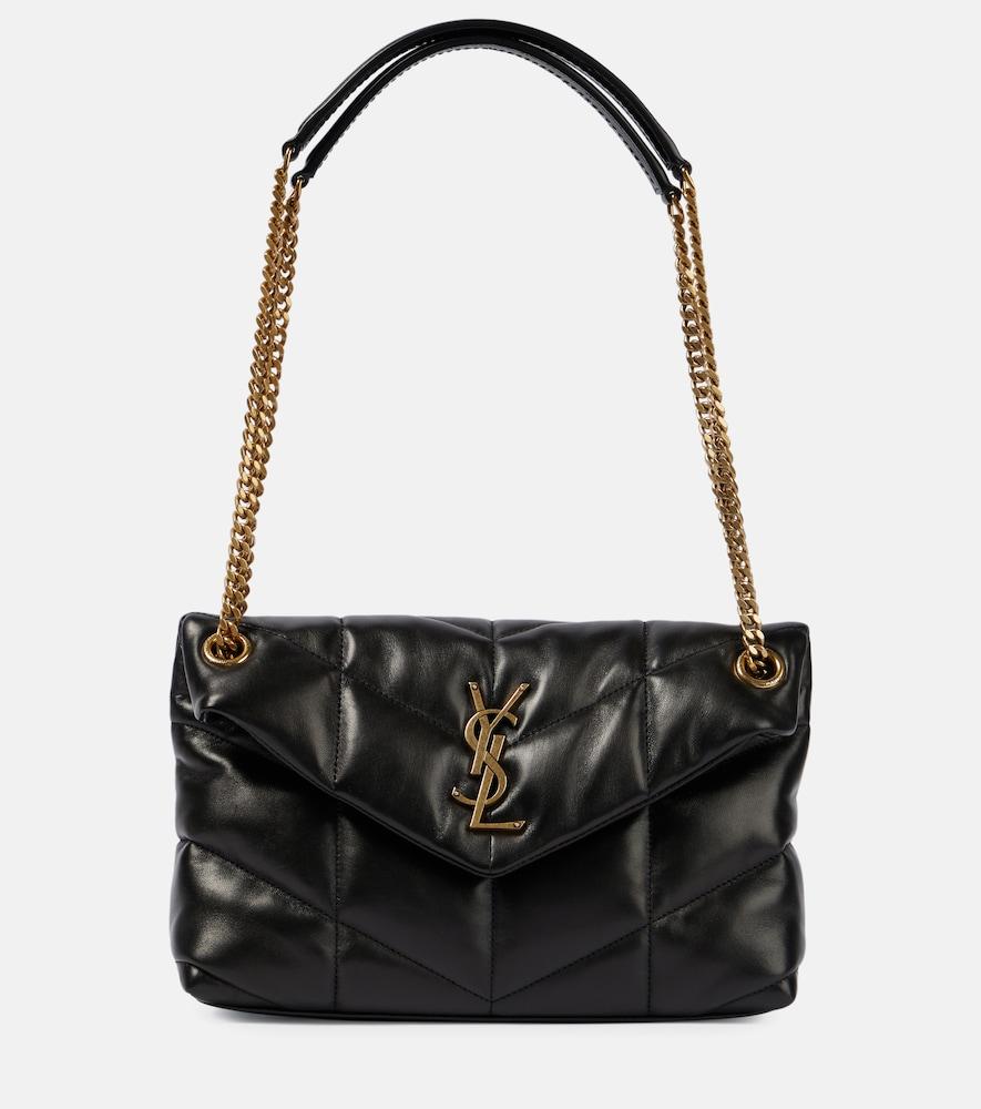 saint laurent puffer small leather shoulder bag