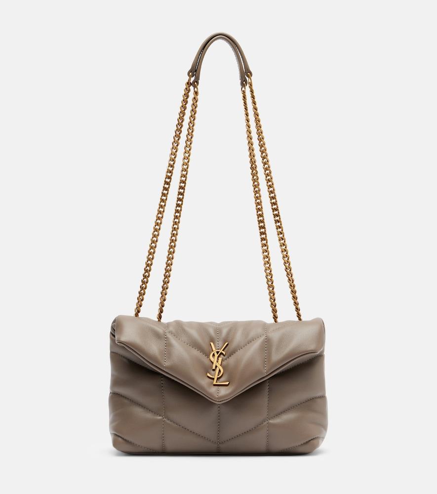 saint laurent puffer toy leather shoulder bag