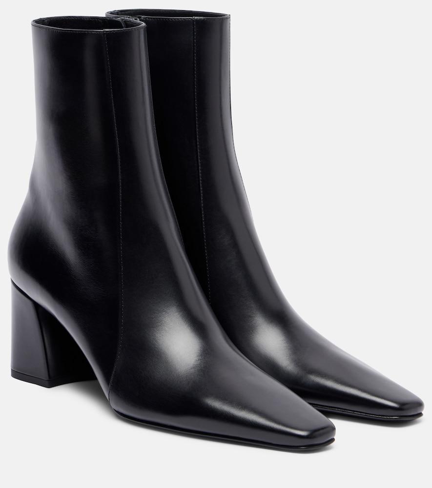 saint laurent rainer leather ankle boots