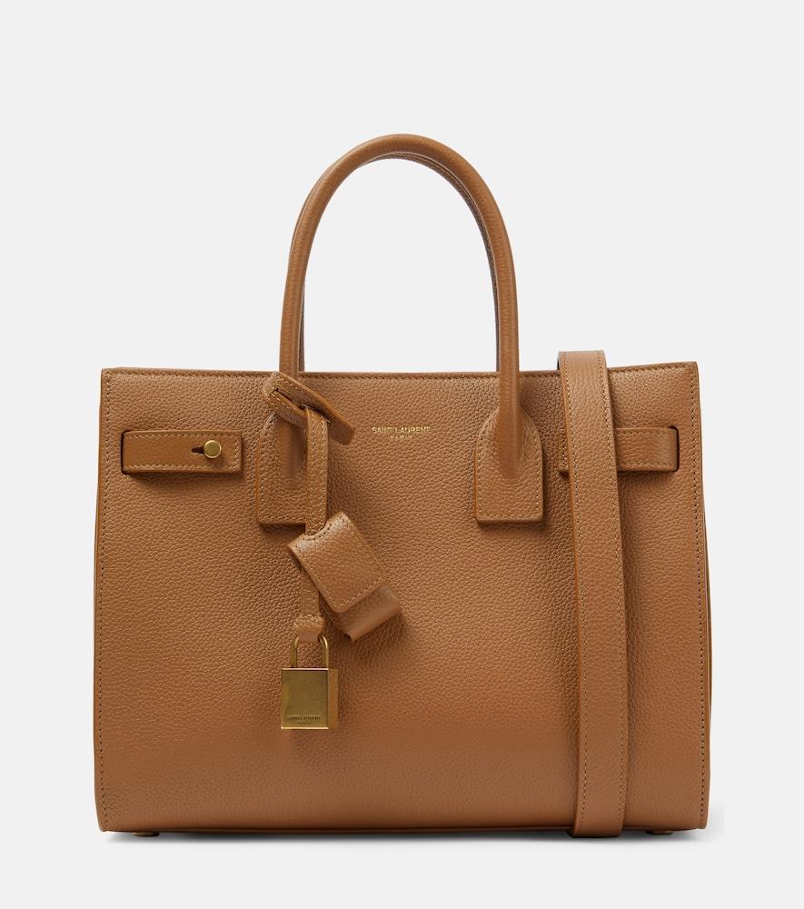 saint laurent sac de jour baby small leather tote bag