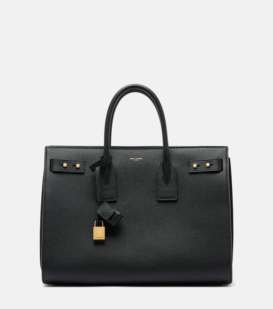 saint laurent sac de jour medium leather tote bag